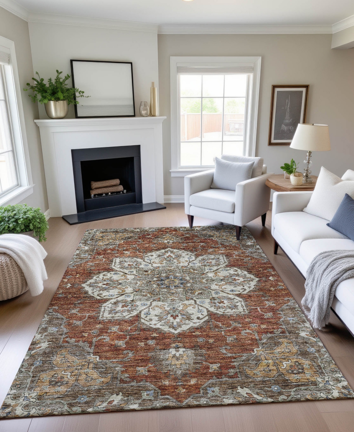Dalyn Silk Road Sr6 5'x7'6" Area Rug In Multi