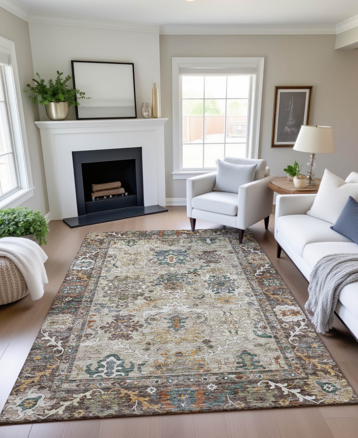 Dalyn Silk Road Sr5 9'x12' Area Rug In Multi