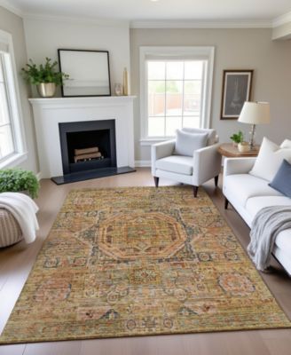 Silk Road Washable SR10 6'6"x9'6" Area Rug