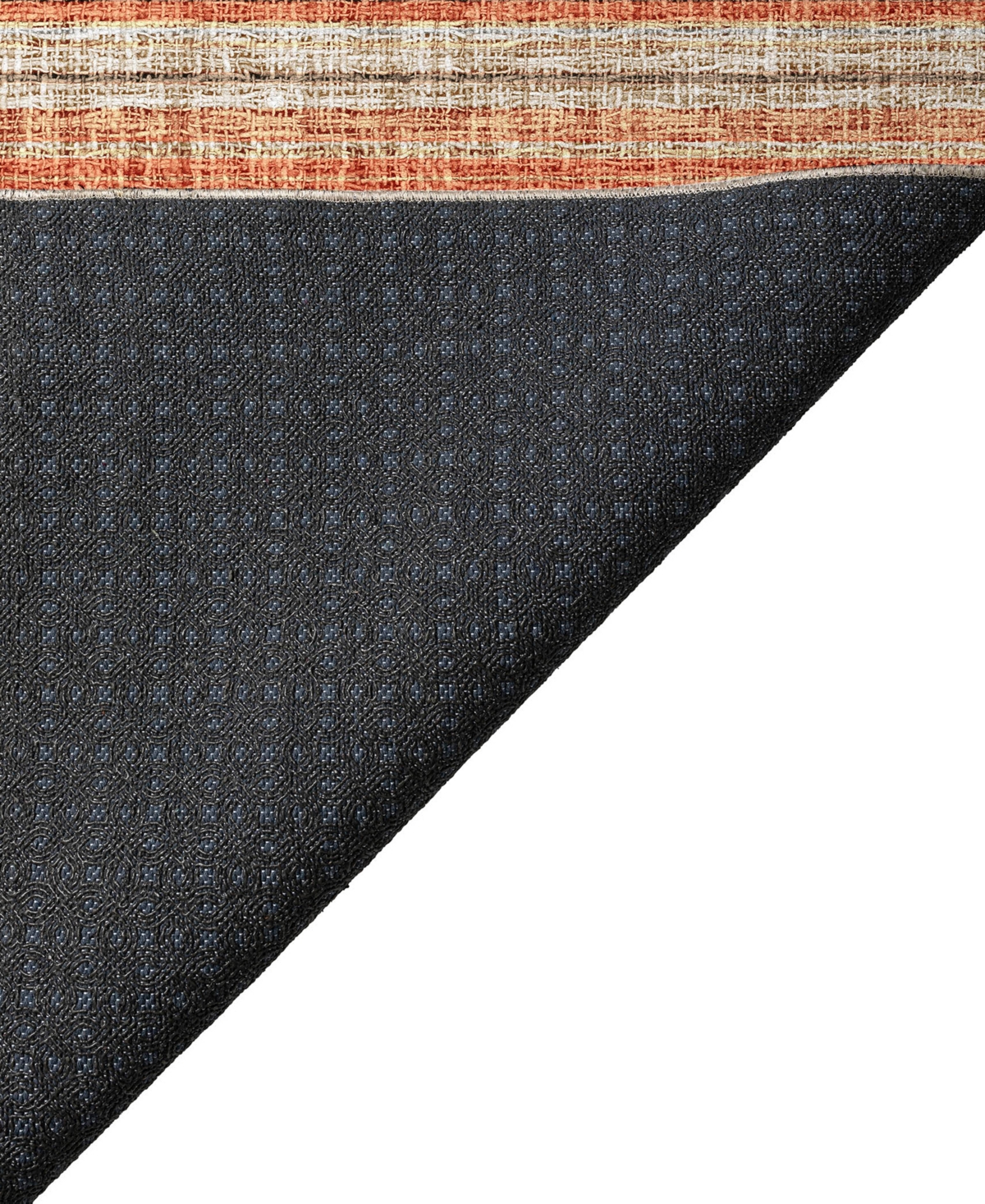 Dalyn Portico Po2 8'x8' Round Area Rug In Orange