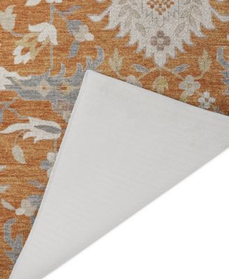 Tabrook Washable TB4 8'x8' Round Area Rug