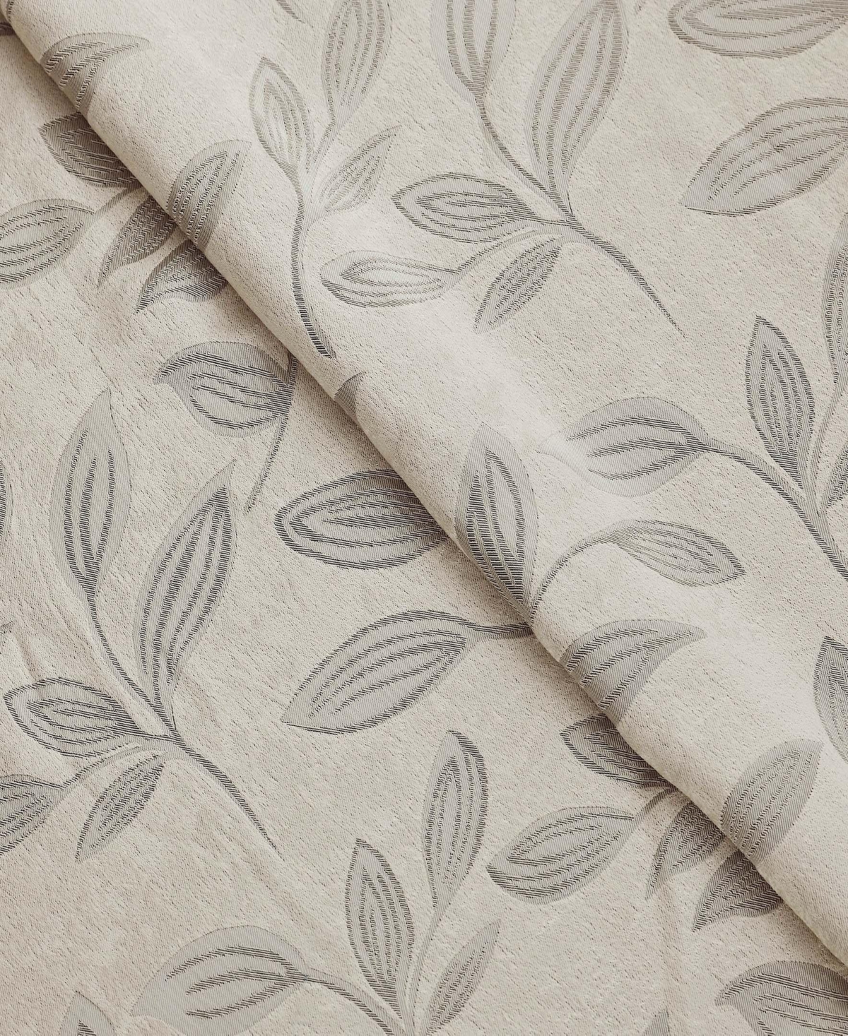 Superior Modern Leaves Room Darkening Grommet Top Curtain Panels, 42" x 96" (Set of 2)
