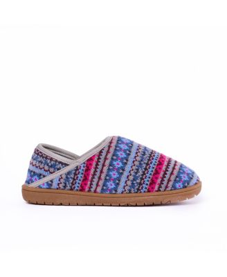 Women's Packaway Fabric Slipper Collabsible Heel