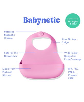 Unisex Magnetic Silicone Bib