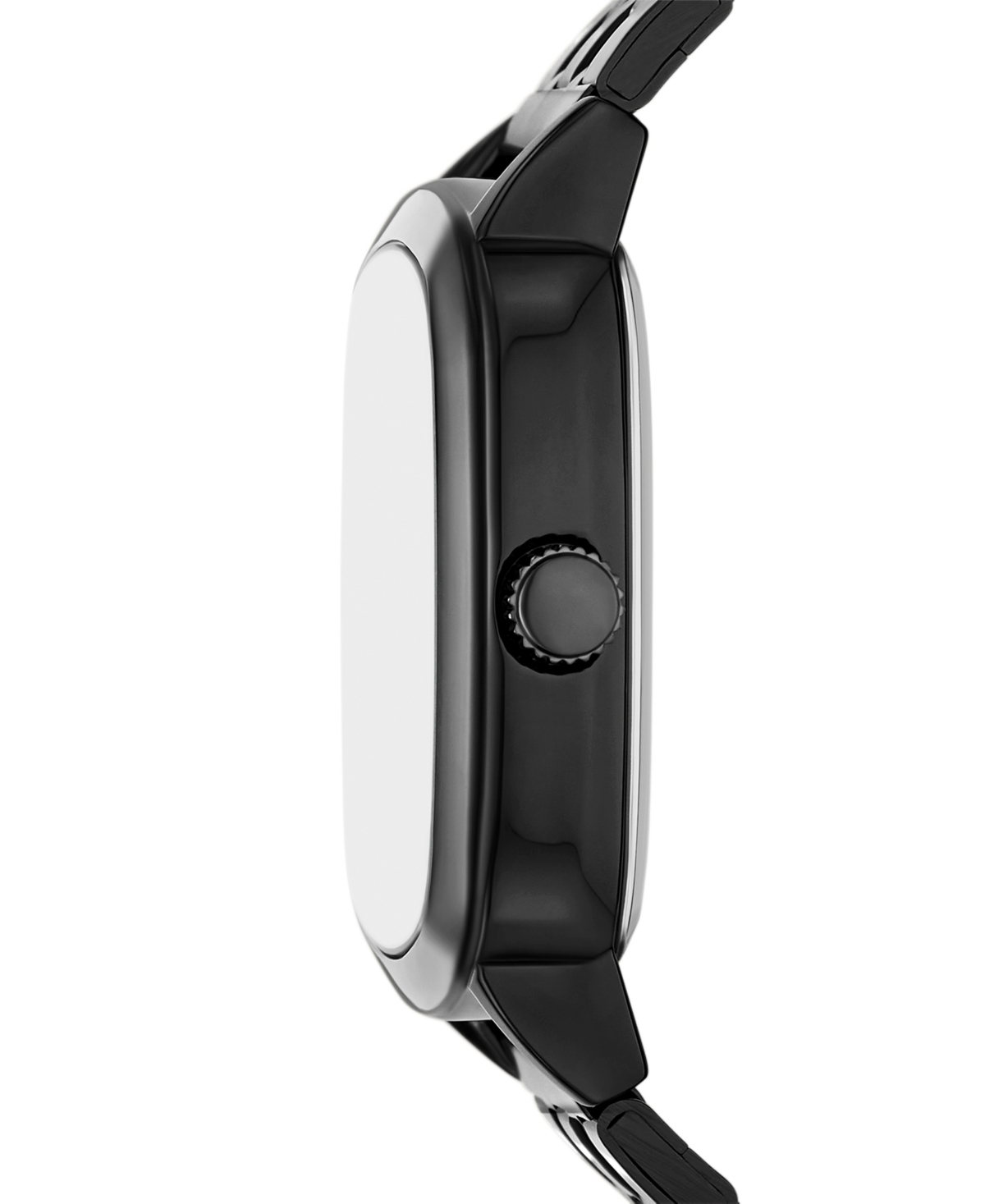 Folio Men's Quartz Three-Hand Black Alloy Watch Set, 40mm