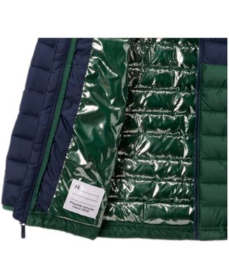 Big Boys Powder Lite II Quilted Colorblocked Full-Zip Hooded Jacket