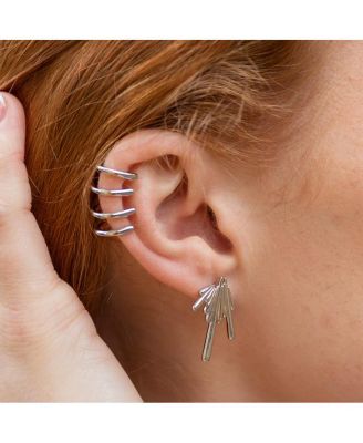 Waterfall High Ear Cuff In Vermeil