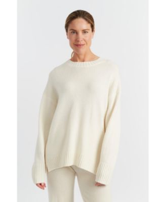 Women's Pure Cashmere Crew Neck Sweater