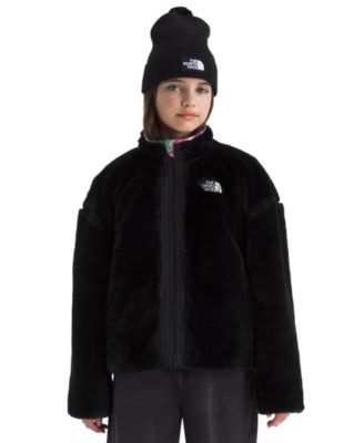 Girls' 6-16 Printed Reversible Shasta Short Parka Jacket