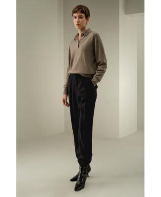 Women's Baby Cashmere Polo Shirt