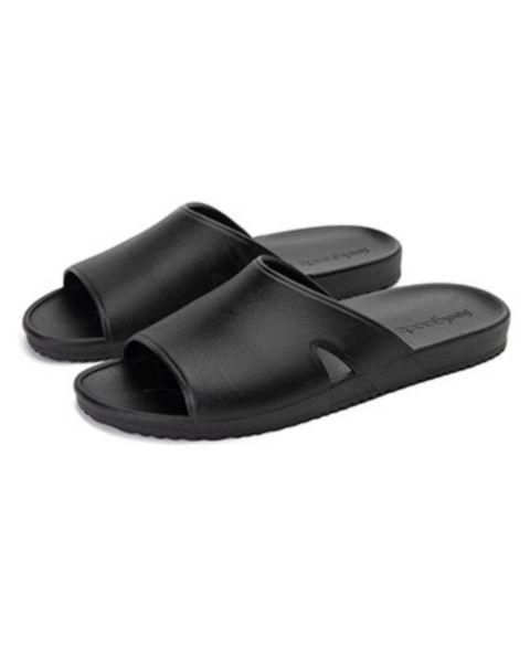 Мужские сандалии Feelgoodz Bonsai Rubber Spa/Shower Slide, цвет: Чёрный