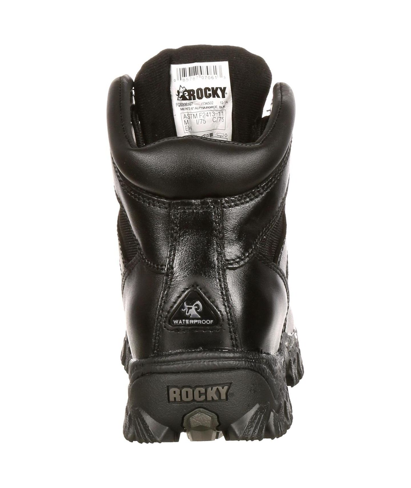 Мужские ботинки ROCKY Alpha Force Composite Toe Waterproof Public Service Boot, цвет: Чёрный — фото 4