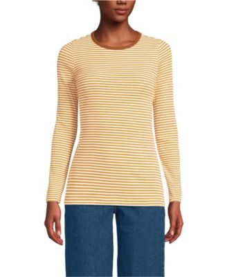 Women's Long Sleeve Micro Rib T-Shirt