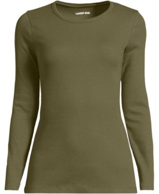 Women's Long Sleeve Micro Rib T-Shirt