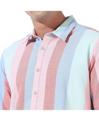 Men's Multicolour Roman Striped Shirt