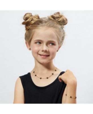 Petit Rosie Black Necklace