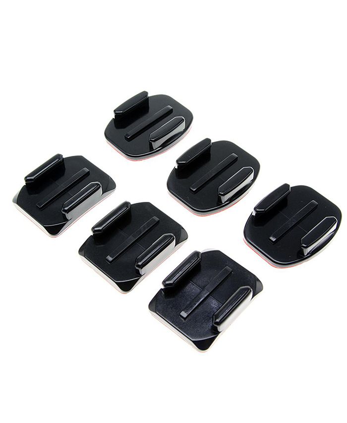 GoPro Curved   Flat Adhesive Mounts for HERO and MAX Cameras, Set of 3 - Black