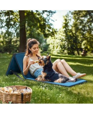 Portable Backrest Chair 1PK, Folding Lightweight Camp Seat