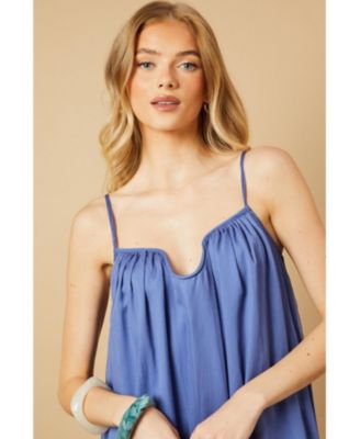 Babydoll Floaty Lace Detail Maxi Dress