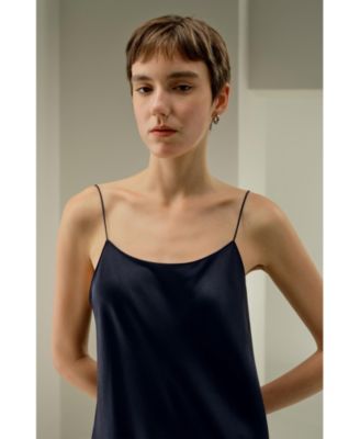 Women's U-Neck Minimalist Slip Dress
