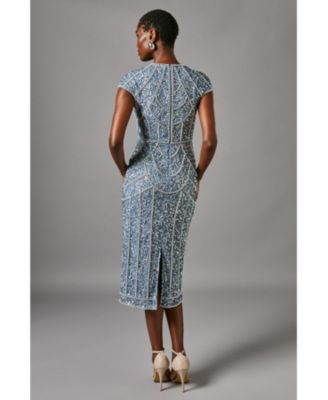 Women's Embellished Pencil Dress