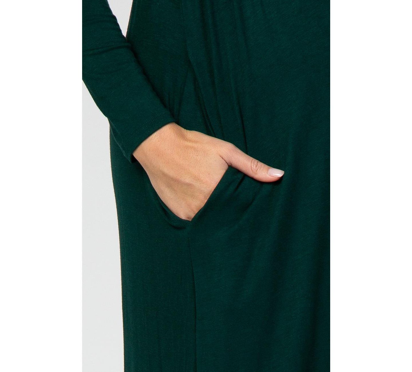 Женское платье Pinkblush Green Long Sleeve Nursing Maxi, цвет: Зелёный — фото 3