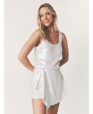 Women's Alice Embellished Sequin Scoop Neck Top