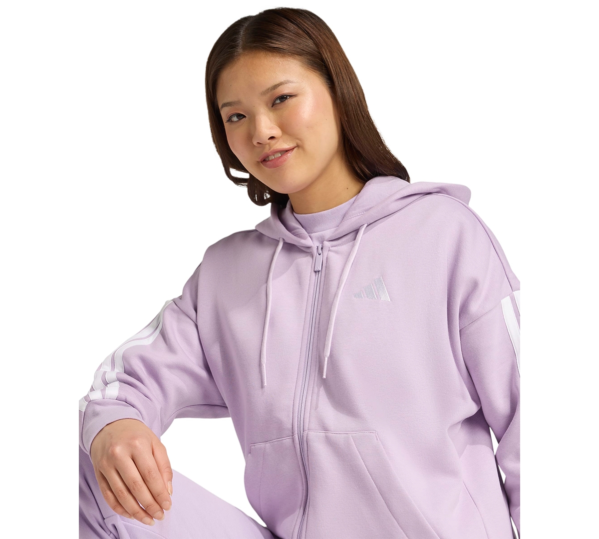 adidas Women's Full-Zip Fleece Hoodie
