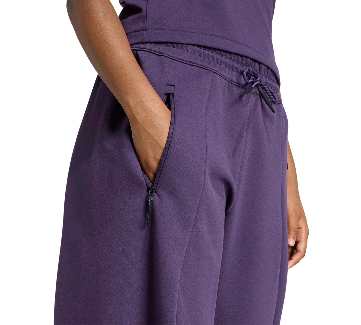 Adidas Originals Women's Z.n.e. Open-hem Pants In Purple