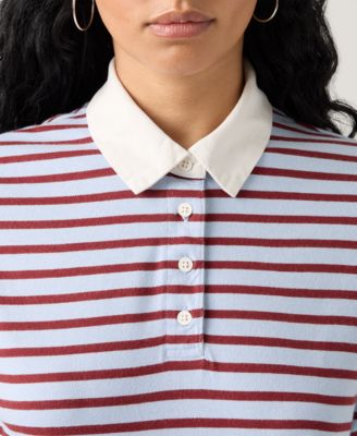 Women's Cotton Aries Rugby Polo Top