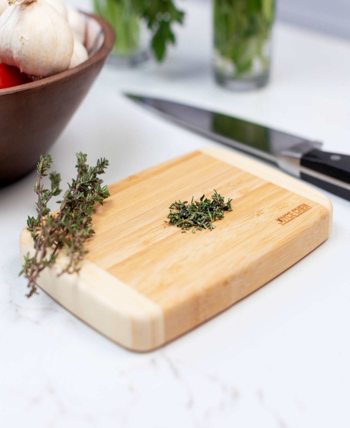Joyce Chen Burnished 3-pc. Bamboo Cutting Board In Brown