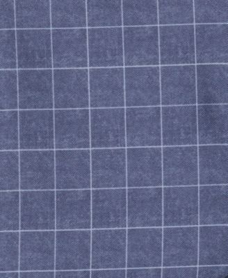 Men's Edward Plaid Pocket Square, Macy's Exclusive