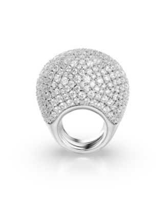 Sublima Cocktail White Rhodium Plated Ring