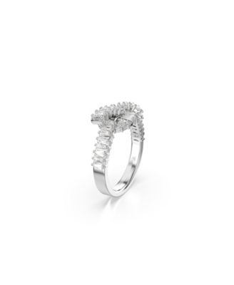 Matrix White Rhodium Plated Ring 