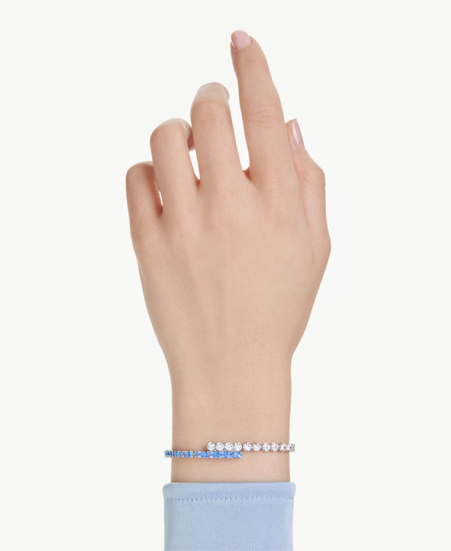 Swaroski Matrix Rhodium Plated Bracelet