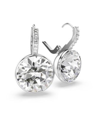 Millenia Rhodium Plated Drop Earrings