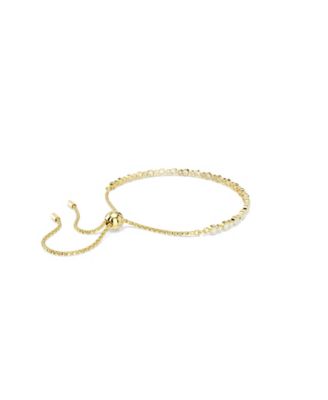 Swaroski Matrix Gold-Tone Plated Tennis Bracelet