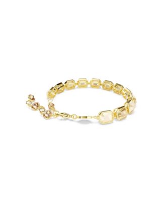 Swaroski Millenia Gold-Tone Plated Tennis Bracelet