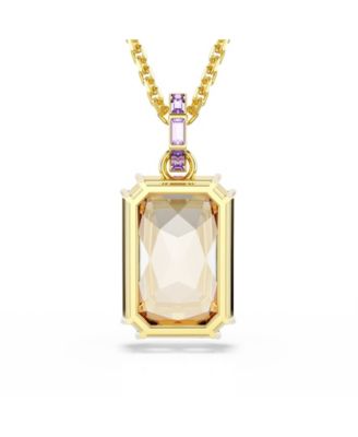 Millenia  Gold-Tone Plated Pendant Necklace