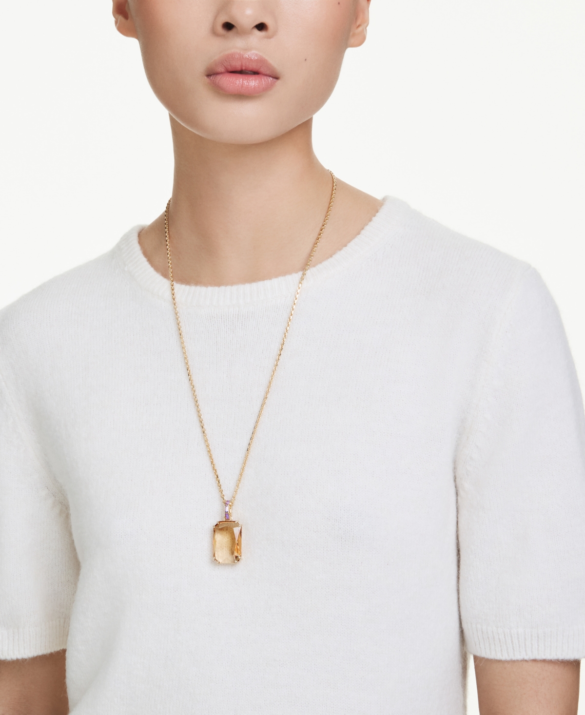 Swarovski Millenia Gold-Tone Plated Pendant Necklace