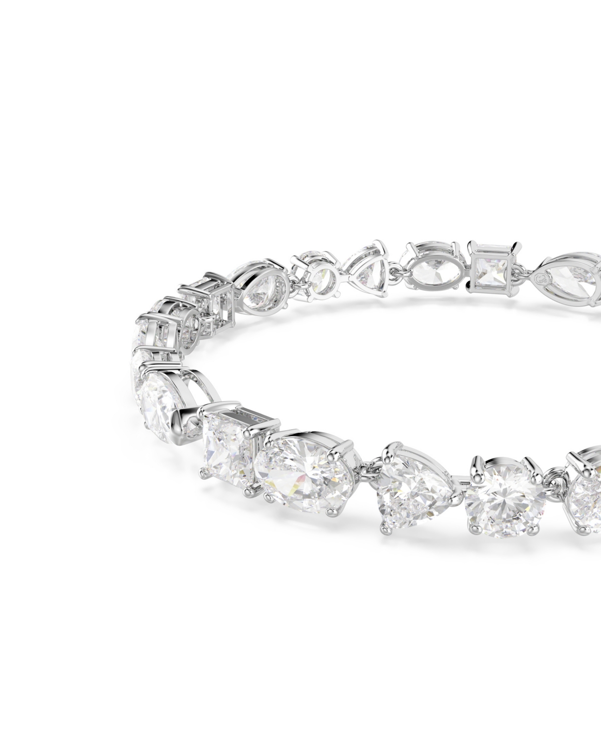 Swarovski Swaroski Mesmera Rhodium Plated Bracelet In Metallic