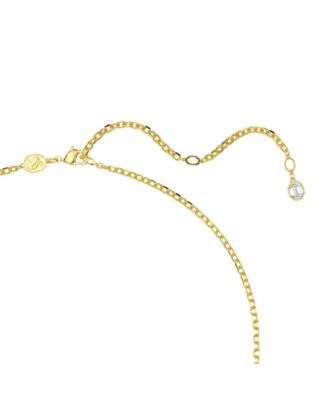 Gema Gold-Tone Plated Brooch anf Pendant Necklace