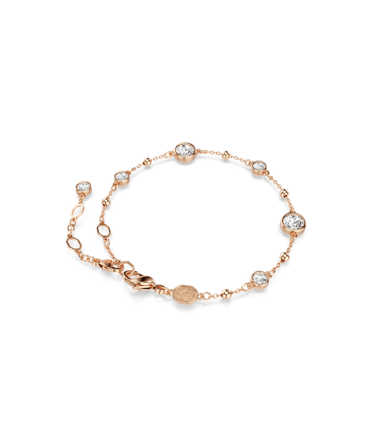 Swarovski Swaroski Imber Rose Gold-tone Plated Bracelet In Gold