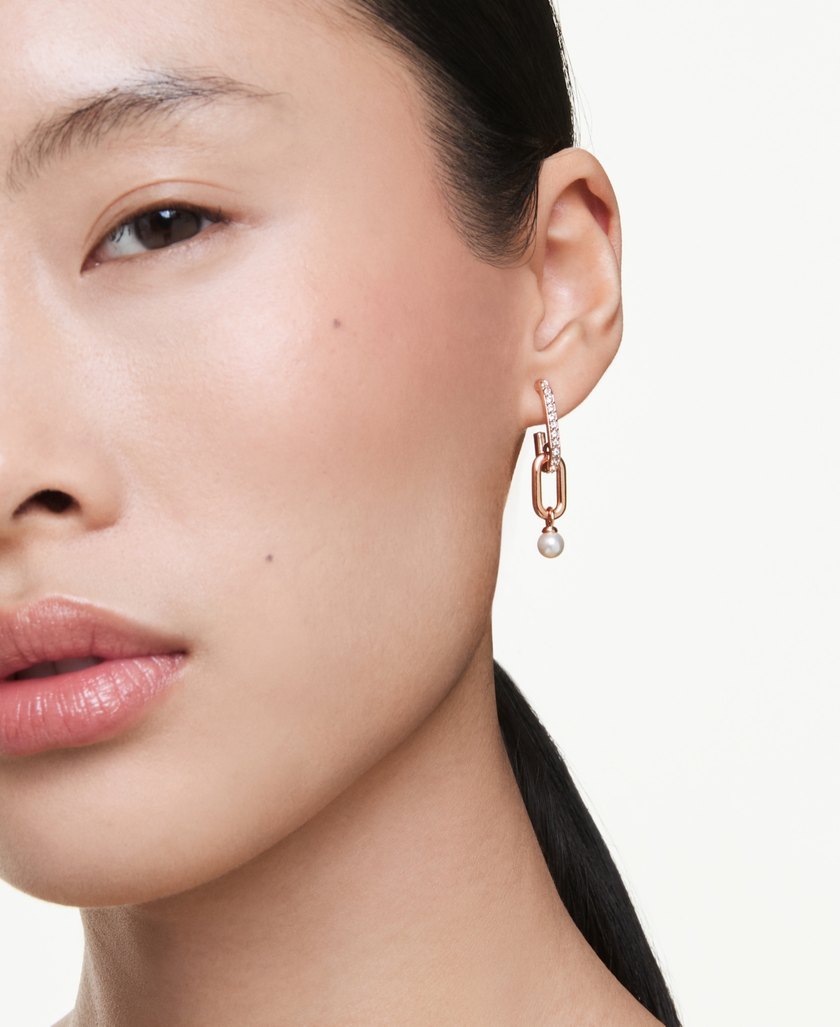 Swarovski Constella Crystal Pearl Drop Earrings