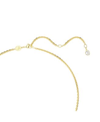 Idyllia Gold-Tone Plated Brooch and Pendant Necklace