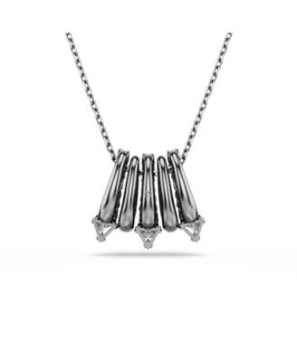 Sublima Ruthenium Plated Pendant Necklace