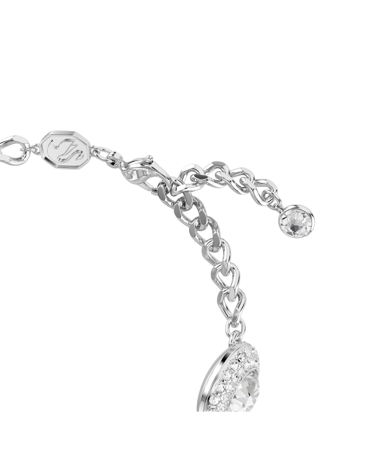 Swarovski Swaroski Una Angelic Rhodium Plated Bracelet