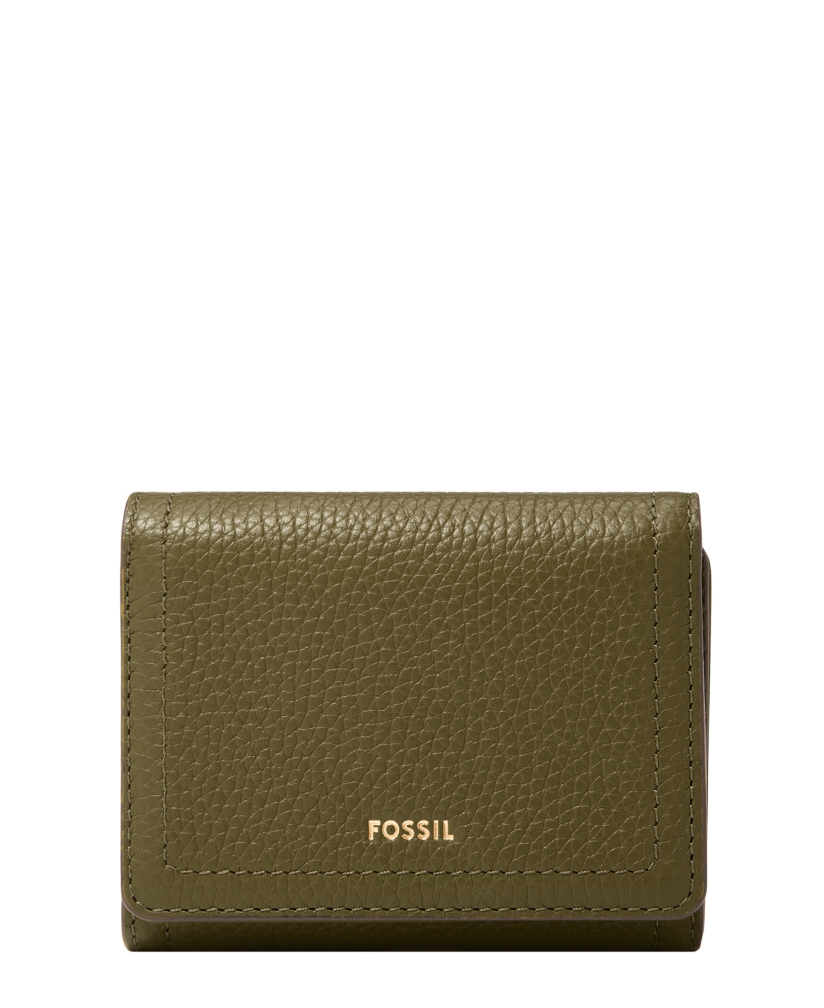Fossil Logan Rfid Trifold Wallet In Green