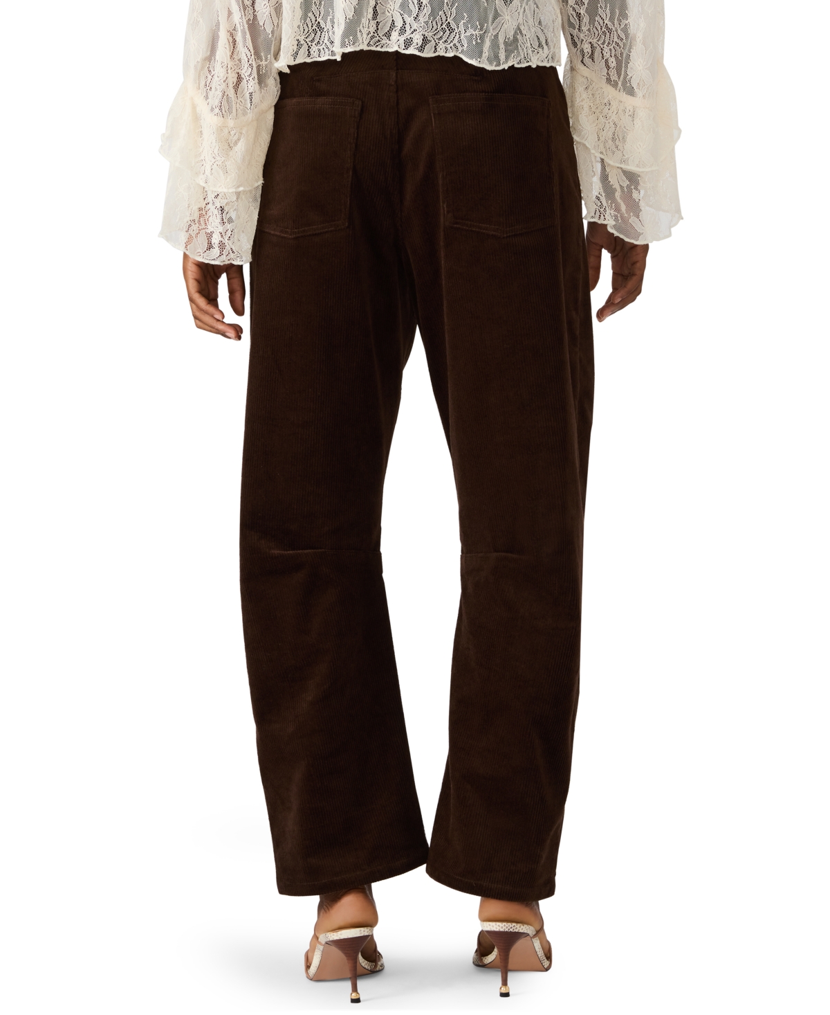 Steve Madden Women's Hart Utility Barrel Pants In Black