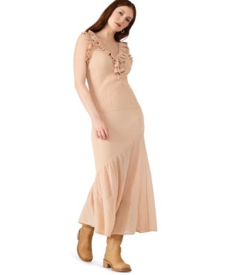 Women's Aneira Asymmetrical Panel Midi Skirt